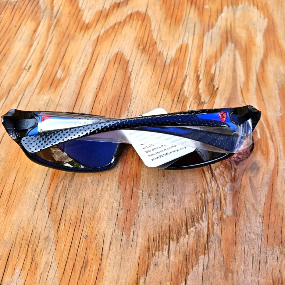 Stylish Black and Blue Sunglasses - Picture 9 of 13